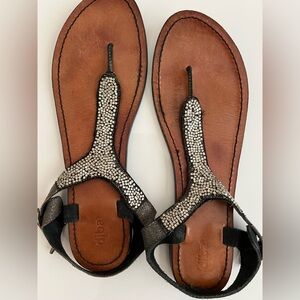 Diba Silver Beaded  Women's Sandals